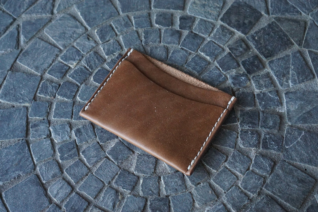 Bastion - Natural Chromexcel Horsehide (Horween) Front Pocket