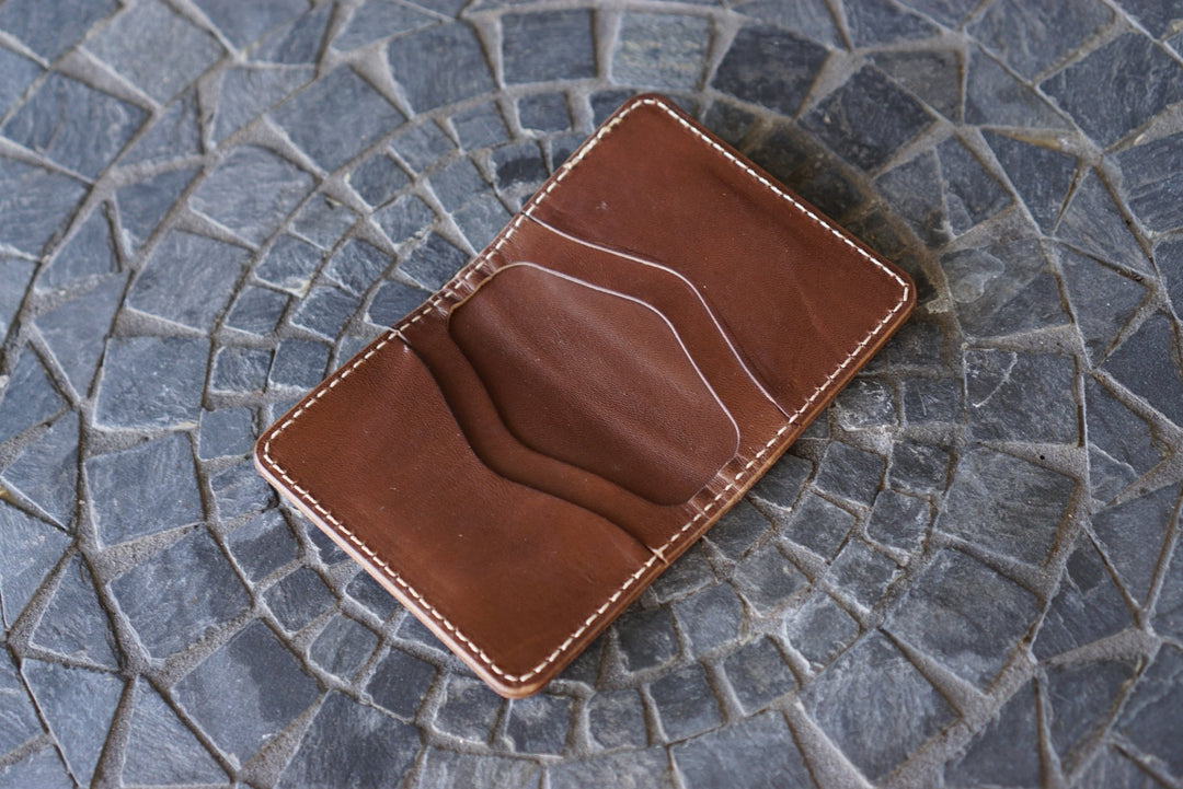 Warden - Cognac Gold Alligator & Brown Horsehide (Maryam) Bifold