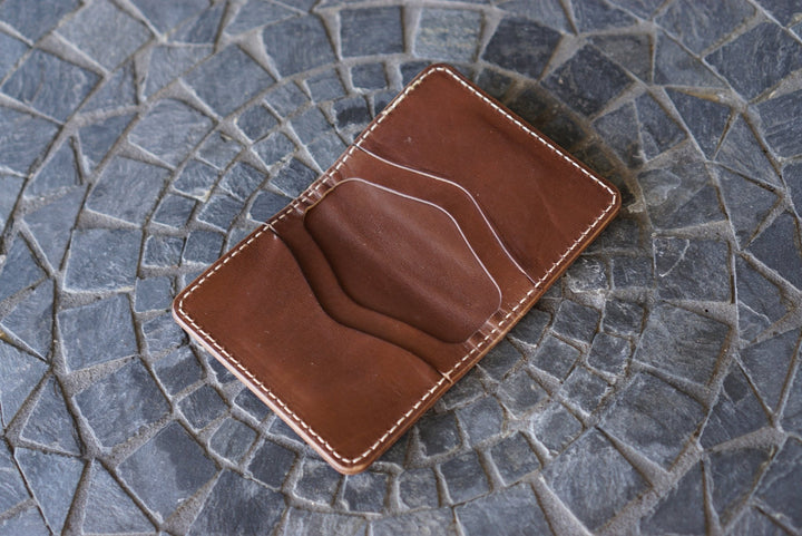 Warden - Cognac Gold Alligator & Brown Horsehide (Maryam) Bifold